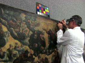 Restaurando el Paraíso de Tintoretto